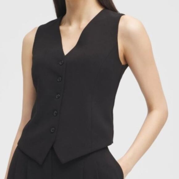 Black Label™ Shirt Vest Black - Picture 1 of 4